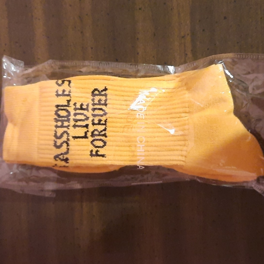 Assholes live forever socks